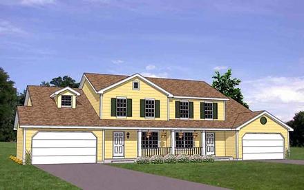 Multi-Family Plan 94483 Elevation