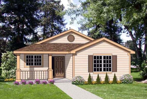 House Plan 94487 Elevation