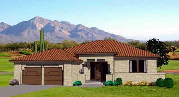 House Plan 94492 Elevation