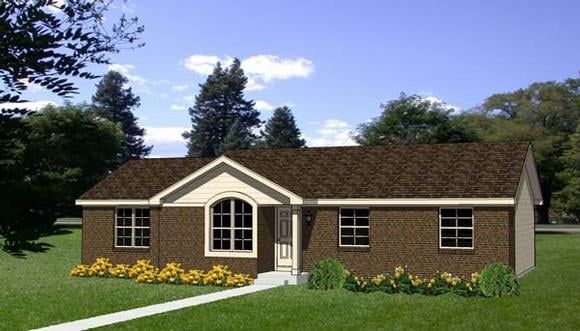 House Plan 94493 Elevation