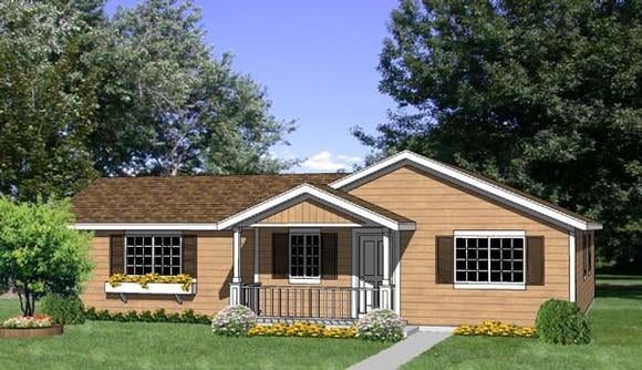 House Plan 94494 Elevation