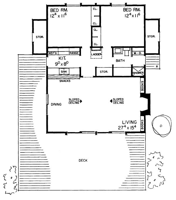 Contemporary Level One of Plan 95006