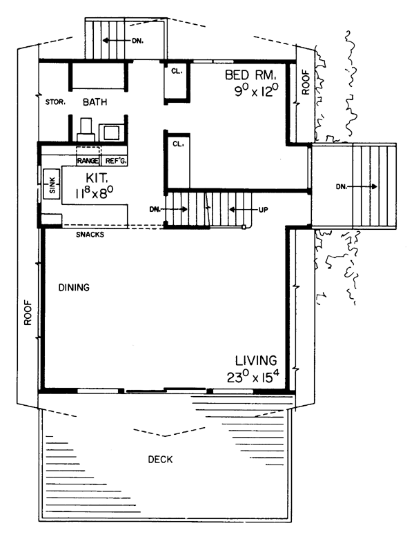 Contemporary Level One of Plan 95008