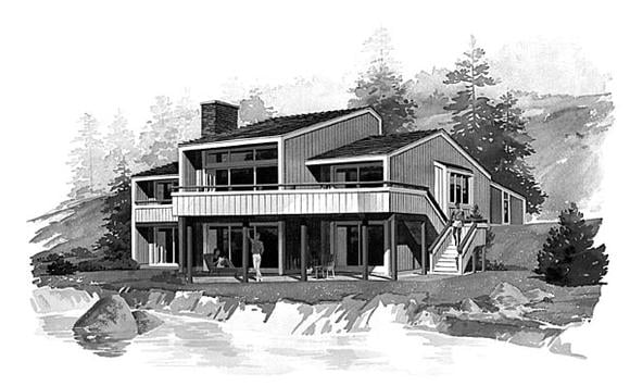 House Plan 95013 Elevation