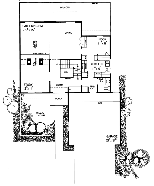 Contemporary Level One of Plan 95016