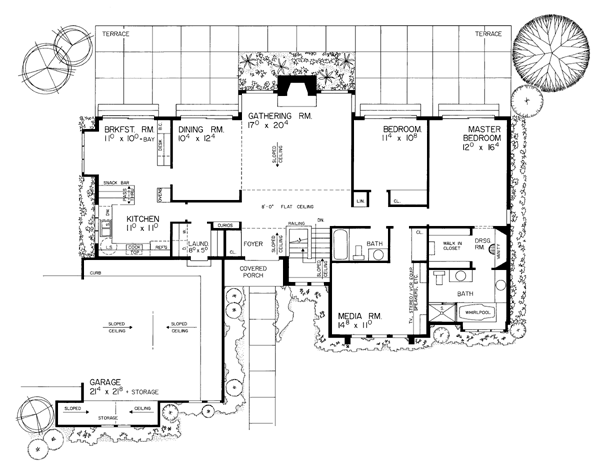 Contemporary Level One of Plan 95024