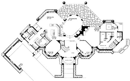 House Plan 95029 First Level Plan