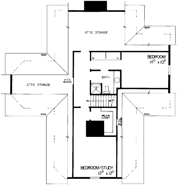 Farmhouse Victorian Level Three of Plan 95030