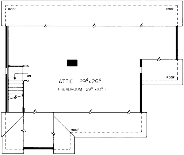 Country Farmhouse Victorian Level Three of Plan 95033