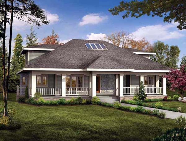 Southwest Plan with 2208 Sq. Ft., 3 Bedrooms, 3 Bathrooms Elevation