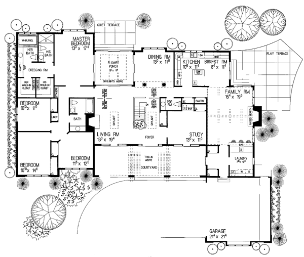 Mediterranean Level One of Plan 95044