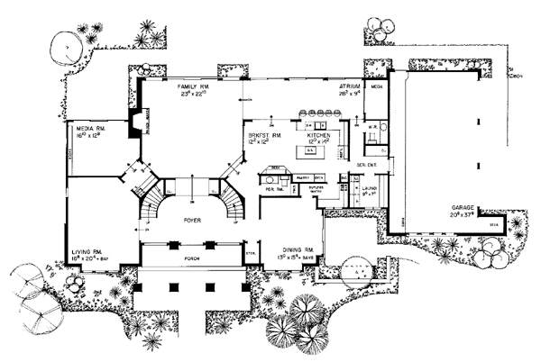 Contemporary Level One of Plan 95046