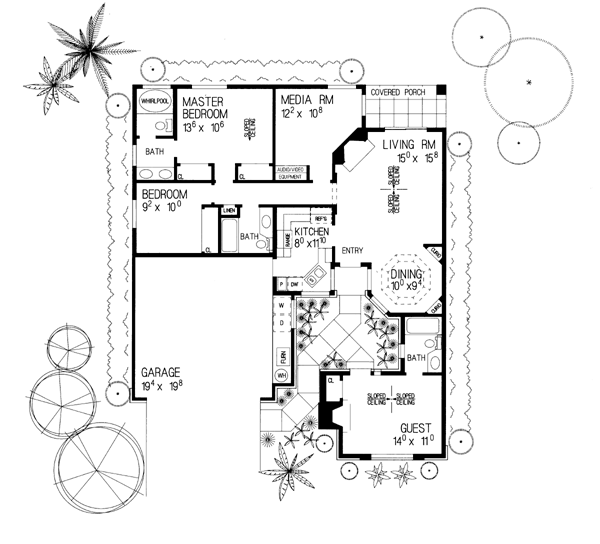 Ranch Level One of Plan 95050