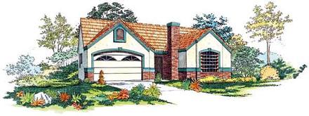 Ranch Elevation of Plan 95050