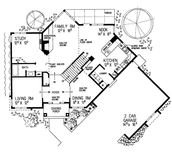 Contemporary Level One of Plan 95054