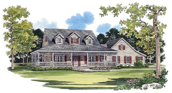 House Plan 95075 Elevation