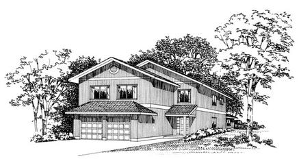 Ranch Elevation of Plan 95088