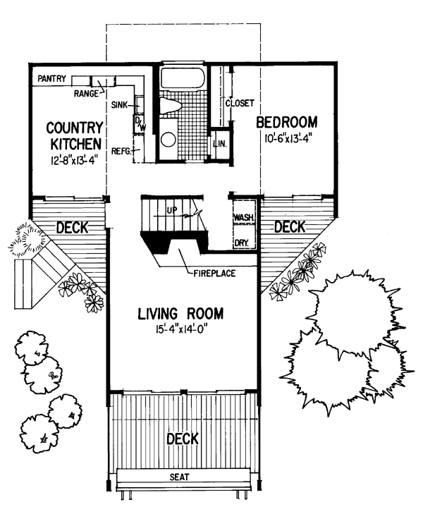 Contemporary Level One of Plan 95093