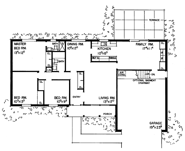 Ranch Level One of Plan 95096