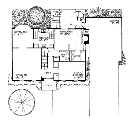 House Plan 95103 First Level Plan