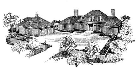 Traditional Elevation of Plan 95110