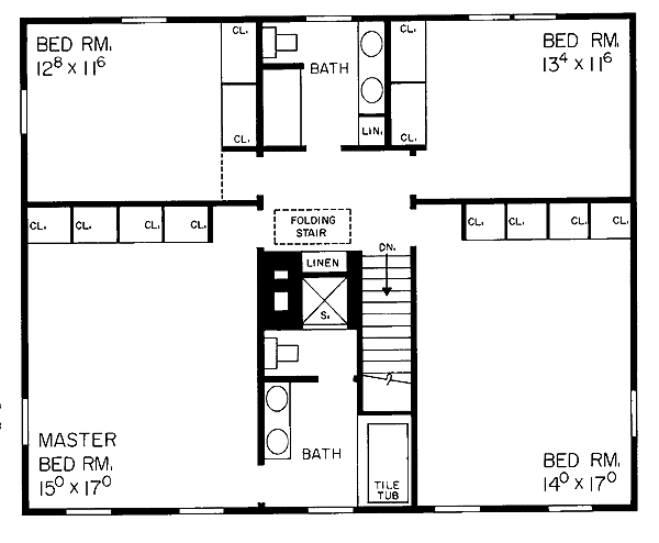 Colonial Level Two of Plan 95116