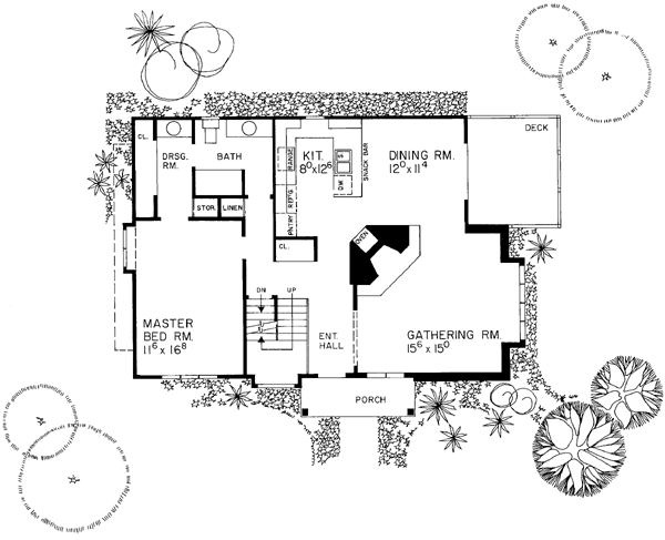 Contemporary Level One of Plan 95121