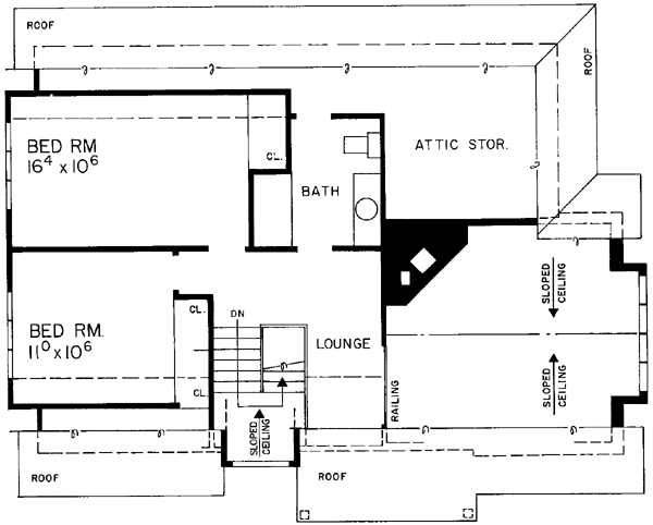 Contemporary Level Two of Plan 95121