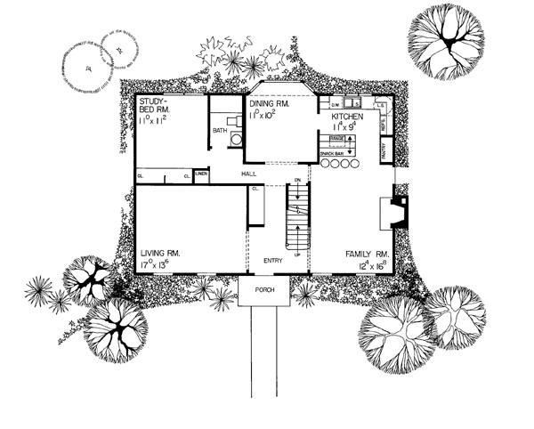 Ranch Level One of Plan 95124