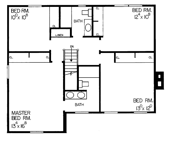 Ranch Level Two of Plan 95125