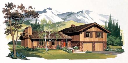 Ranch Elevation of Plan 95128