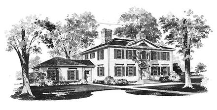 Colonial Elevation of Plan 95132