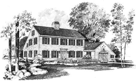 Colonial Elevation of Plan 95134