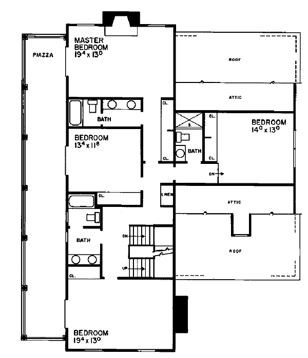 Colonial Country Southern Level Two of Plan 95135