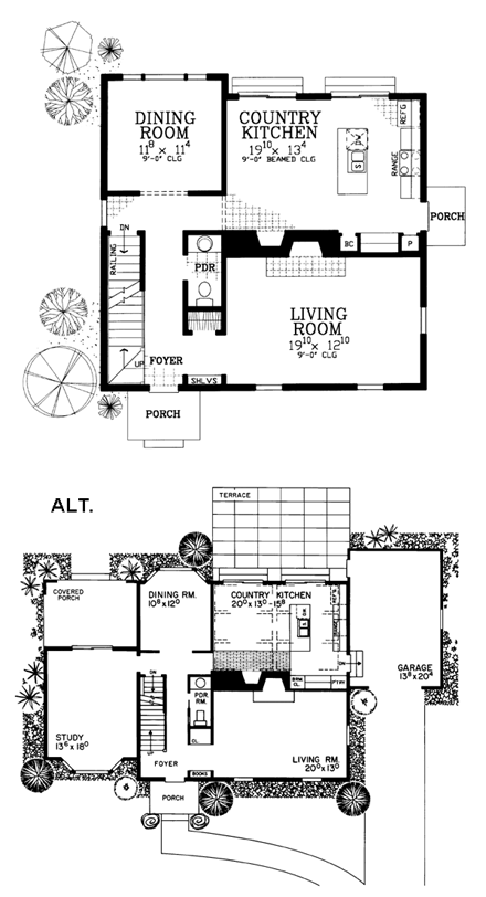 House Plan 95141 First Level Plan