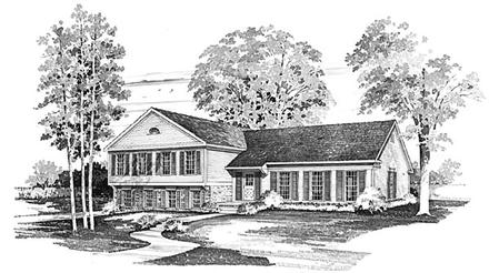 Traditional Elevation of Plan 95149