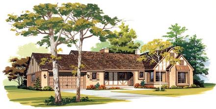 Ranch Elevation of Plan 95152