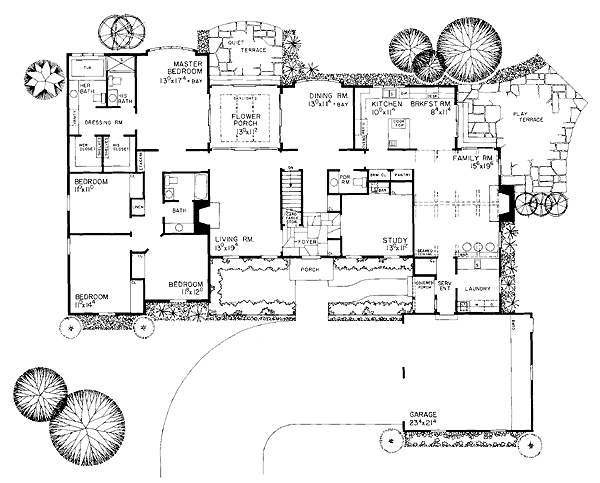Ranch Level One of Plan 95158