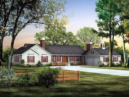 Ranch Elevation of Plan 95158