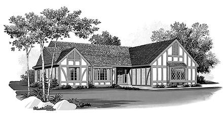 Ranch Elevation of Plan 95161
