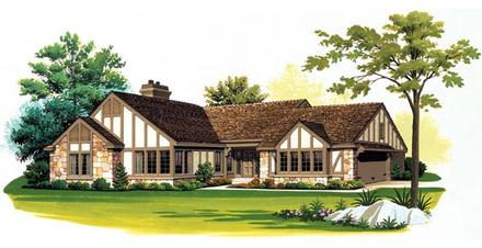 Ranch Elevation of Plan 95168