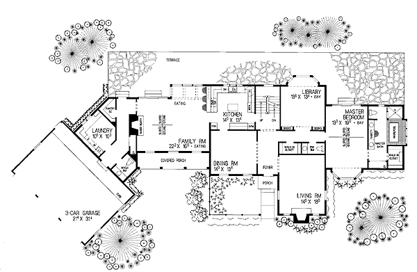 Ranch Level One of Plan 95173