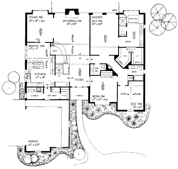 Ranch Level One of Plan 95185