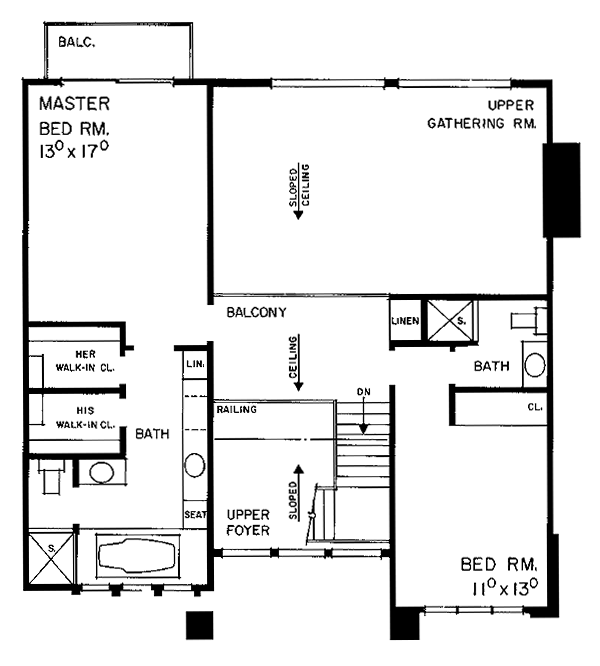 Contemporary Level Two of Plan 95186