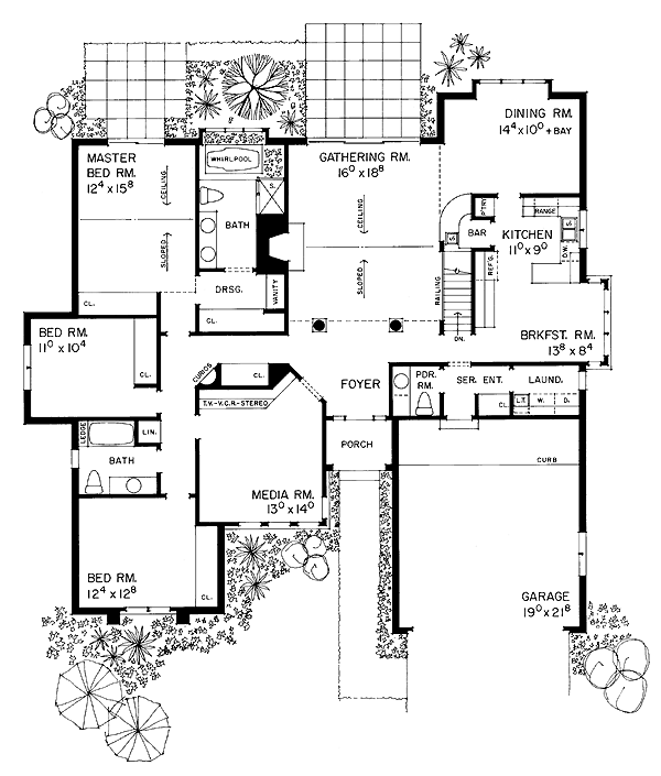 Ranch Level One of Plan 95190