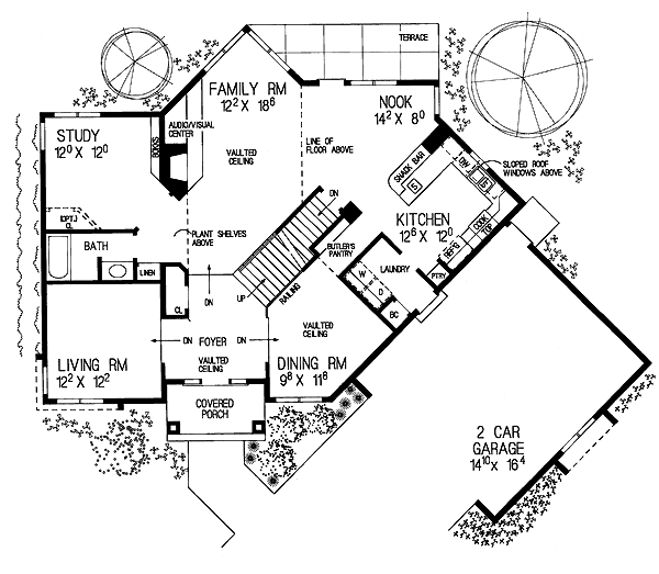 Contemporary Level One of Plan 95202