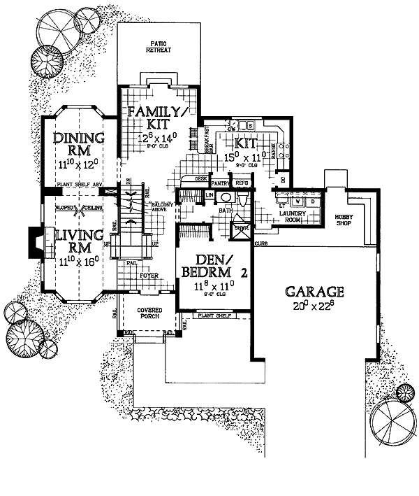 Contemporary Country Level One of Plan 95204