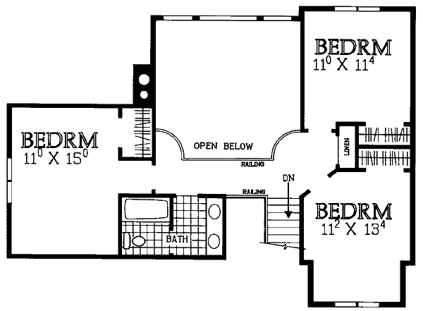 Traditional Level Two of Plan 95207