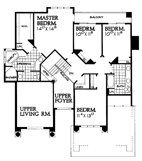 Traditional Level Two of Plan 95208