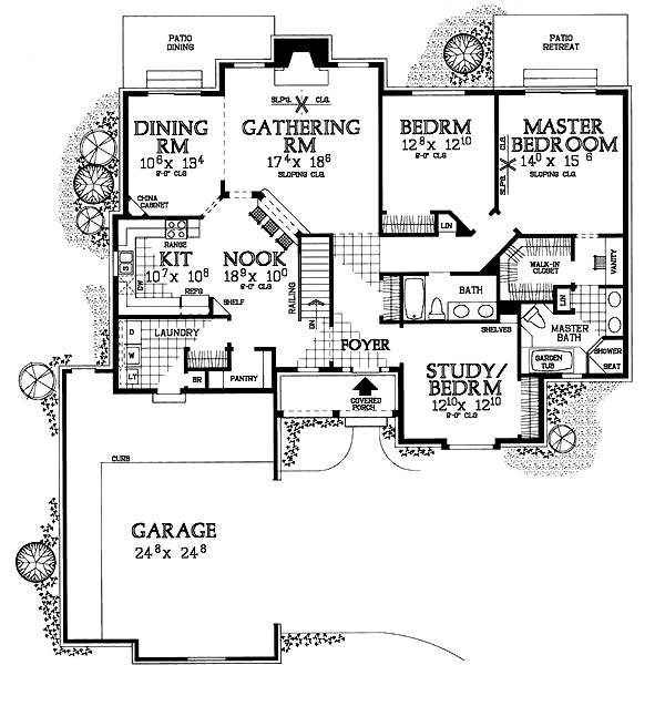 Ranch Level One of Plan 95215